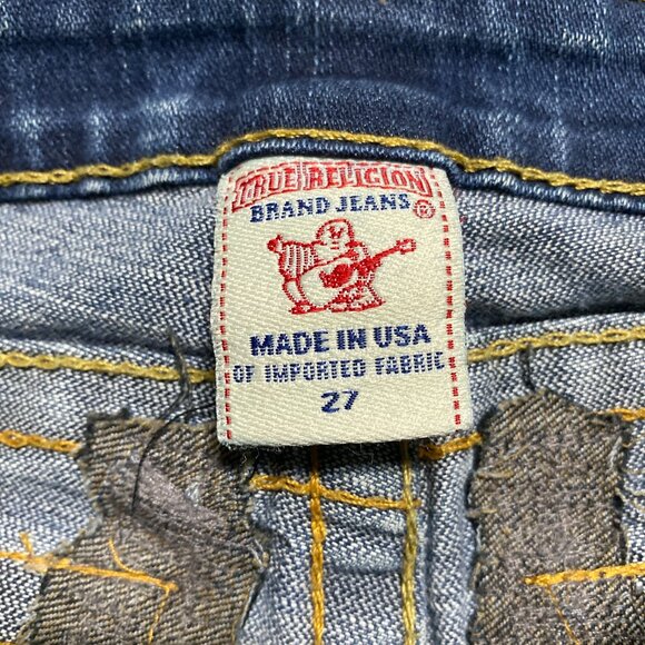 Women’s True Religion Joey Bootcut Jeans Dark-Wash 27 - Picture 6 of 12